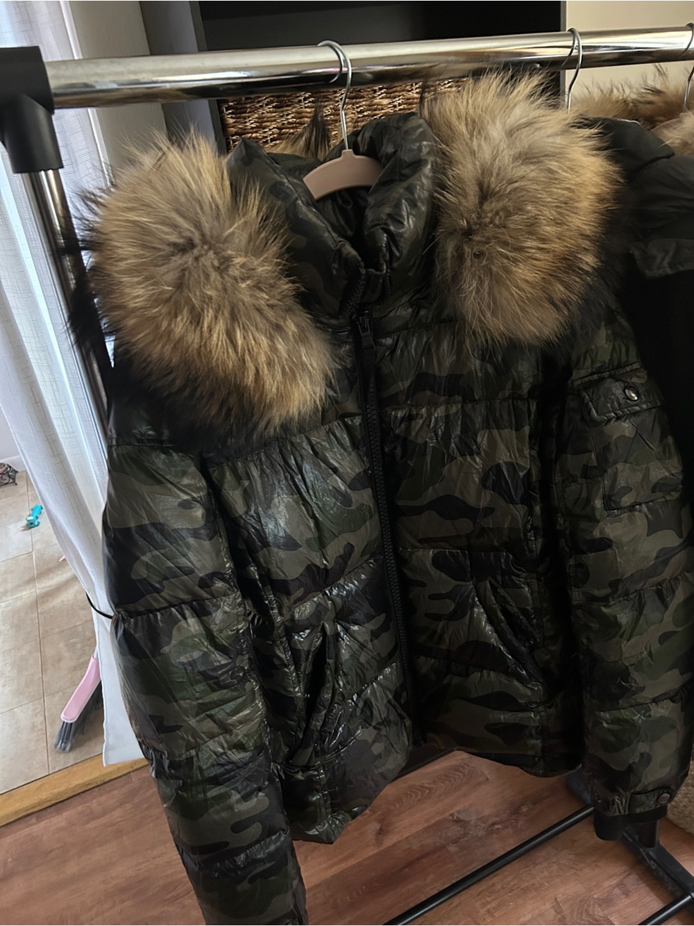 S13/SAM. camo puffer shiny